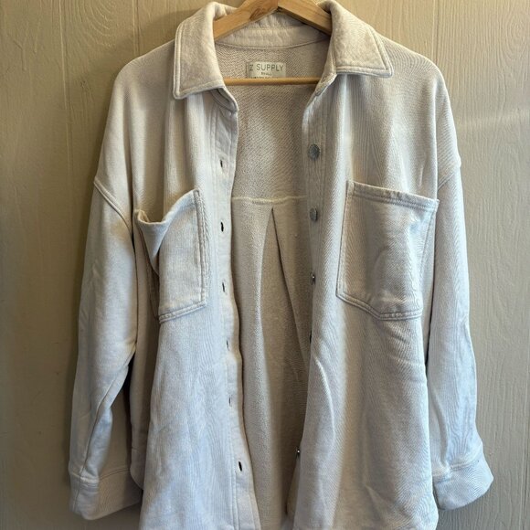 Z Supply All Day Knit Jacket in Crystal, size Small - Picture 5 of 9